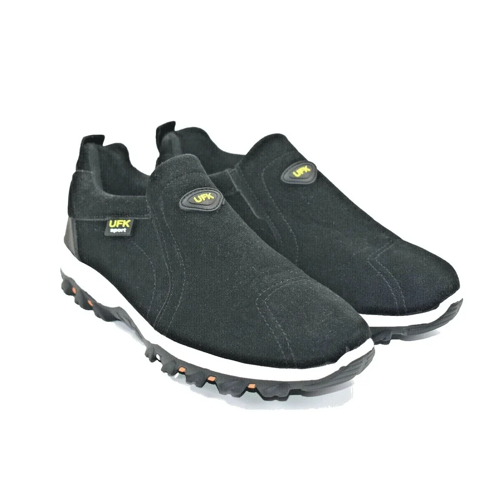 UFK Sport Men's Black Hiking Walking Lightweight Suede Shoes Sz 41 EU / 8 US‎